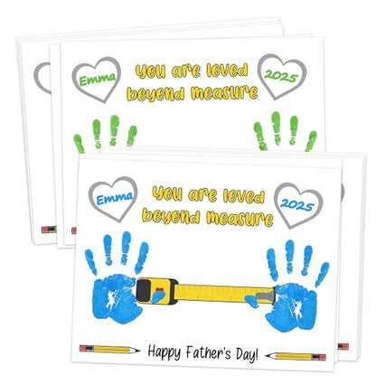 Handprint Kit with Tape Measure Design for Fathers Day
