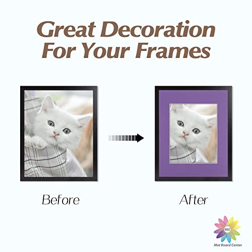 Mat Board Center 10 Pack 11x14 Photo Mats for 8x10 Picture (10 Count)