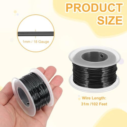 18 Gauge 1mm Anodized Aluminum Wire for Jewelry Craft Making