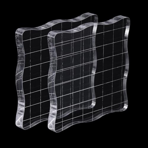 2Pcs Clear Stamp Blocks Set (2 Count)