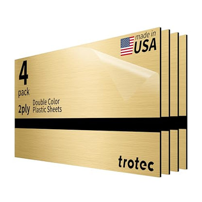 Metallic Looking Acrylic Sheet (4 Count)