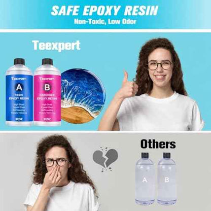 Epoxy Resin Crystal Clear (64 Fl Oz)