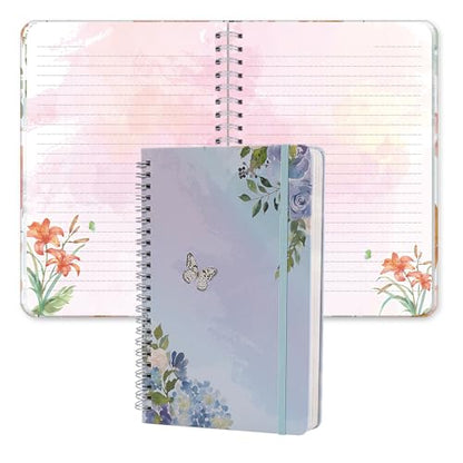 Floral Spiral Notebook