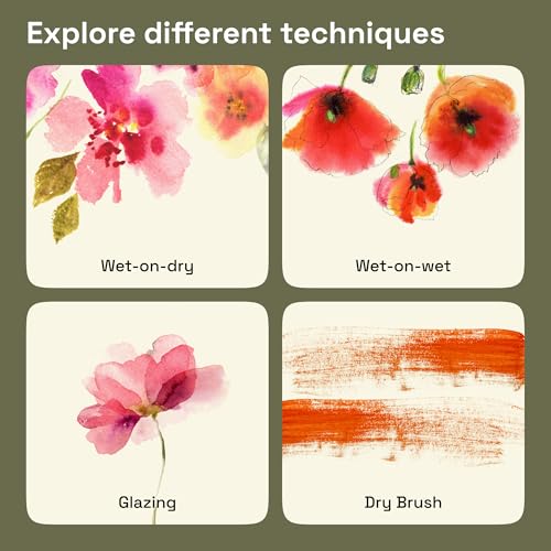Professional Metallic Watercolor Paint Set for Adults