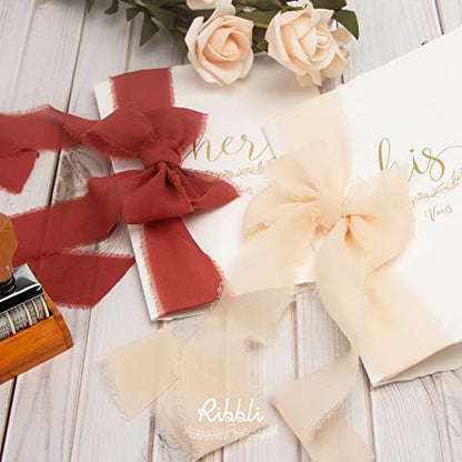 Champagne Chiffon Ribbon 1 (60 Foot)