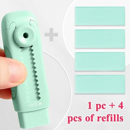 4+1 Pack Rubber Erasers Sliding Retractable Eraser (5 Count)