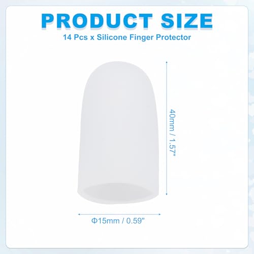 Gel Finger Cots 1.8"x0.67" (14 Count)