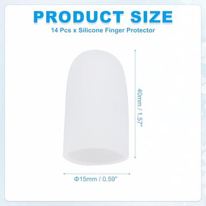 Gel Finger Cots 1.8"x0.67" (14 Count)