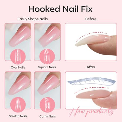 Poly Gel Nail Kit 30 Colors with 8 W Nail Lamp Poly Extension Gel Clear Pink Nude White Blue Complete Starter Kit for Beginner DIY Salon Quality Manicures