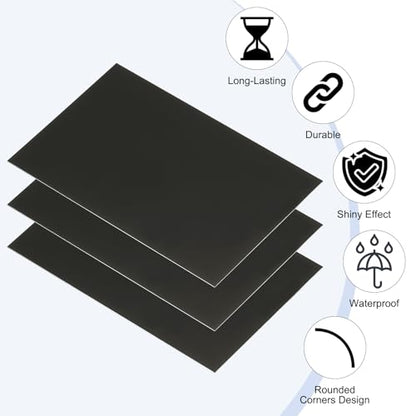 2.1x3.3 Inch Anodized Aluminum Sheet Metal (20 Count)