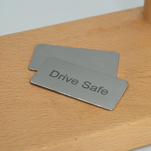 Stainless Steel Engraving Blank Tags Rectangle Stamping Blanks Blank Metal Plate 25 Pack 1x2Inch