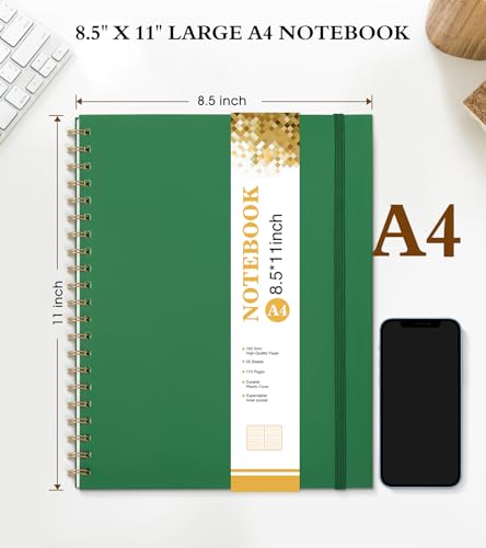 Spiral Notebook Journal 8.5” x 11”