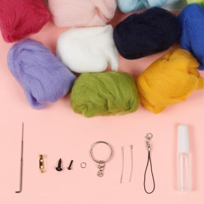 Felting Needles Wool Roving Kit
