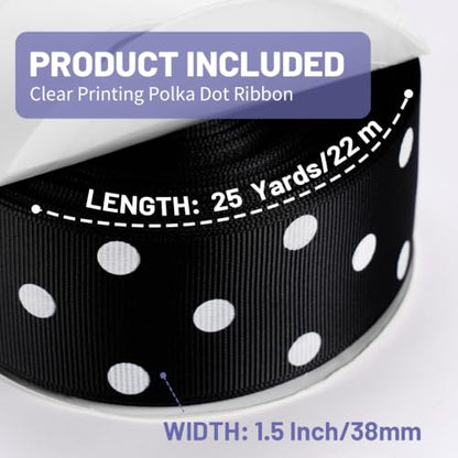 Polka Dot Grosgrain Ribbon 5
