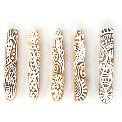 Mehndi Print Blocks (5 Count)