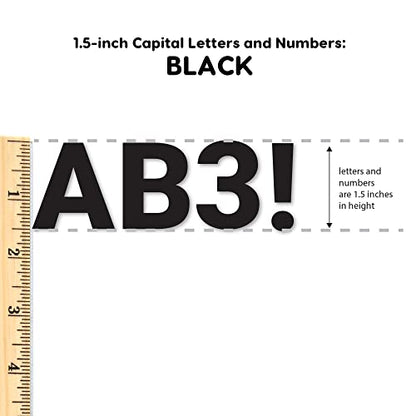 1.5 Inch Bulletin Board Letters & Numbers (728 Count)