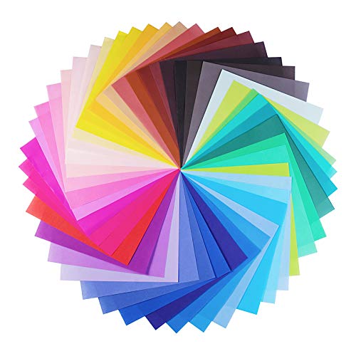 Origami Paper Large Single Sided for Arts and Crafts Projects