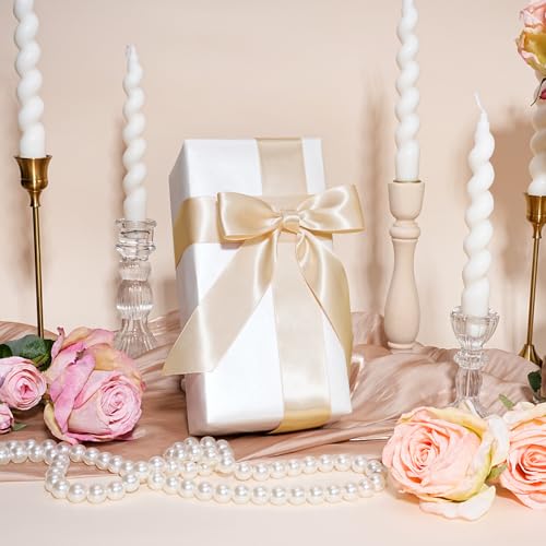 Nude Satin Ribbon 1 inch x 50 Yards