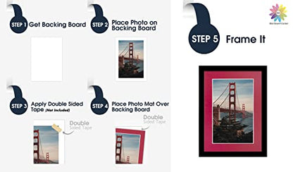 Mat Board Center 10 Pack 5x7 Photo Mats for 4x6 Picture