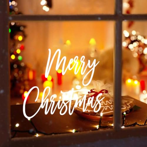 Merry Christmas Stencil Large Christmas Stencils for Crafts Reusable (6 Count)