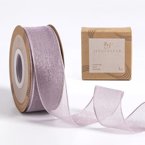 1 Inch Wide Sheer Chiffon Ribbon