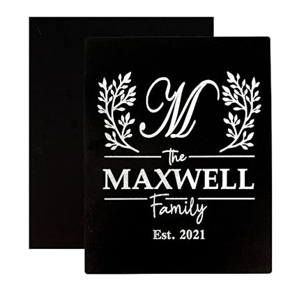 Metal Engraving Sheets for Etching with Maker