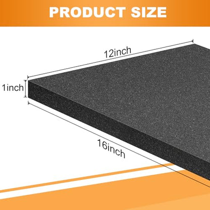 8 Pcs 16" x 12" x 1" Foam Inserts