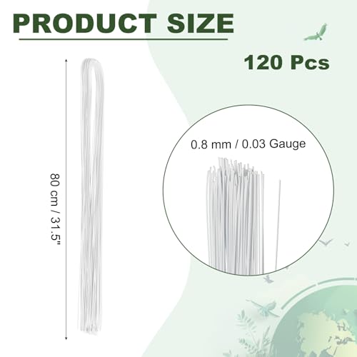 32 Inch 22 Gauge Floral Stem Wire (3 Count)