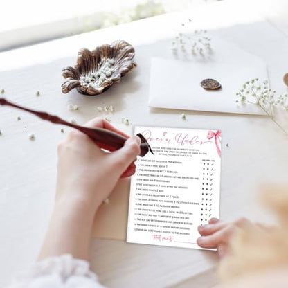 Bridal Shower Games Cards
