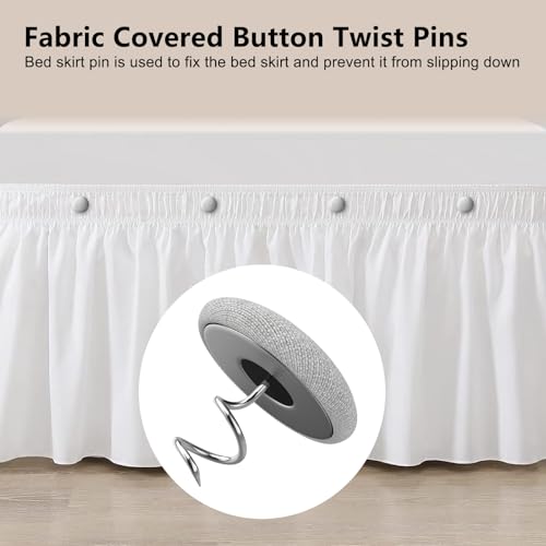 Fabric Covered Button Twist Pins