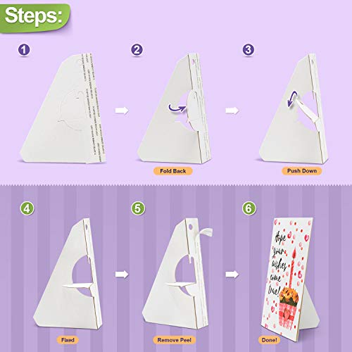 5 Inch Self Stick Easel Back (50 Count)