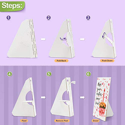 5 Inch Self Stick Easel Back (50 Count)