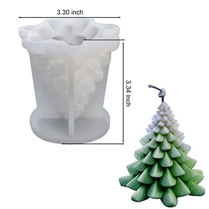 Christmas Tree Candle Molds Silicone