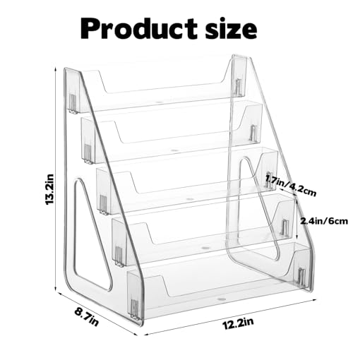 5 Tier Acrylic Card Display Stand (20 Count)
