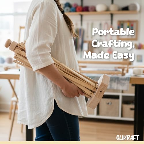 Wooden Reverse Umbrella Yarn Swift