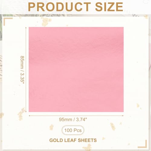 Gold Leaf Sheets for Art 3.7" x 3.4"