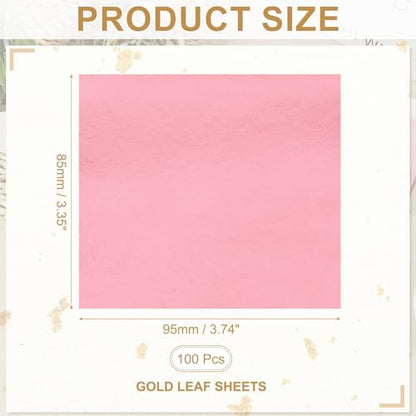 Gold Leaf Sheets for Art 3.7" x 3.4"