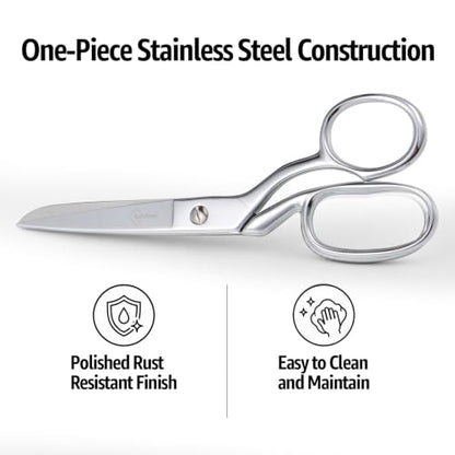 Professional Stainless Steel Fabric Scissors 8