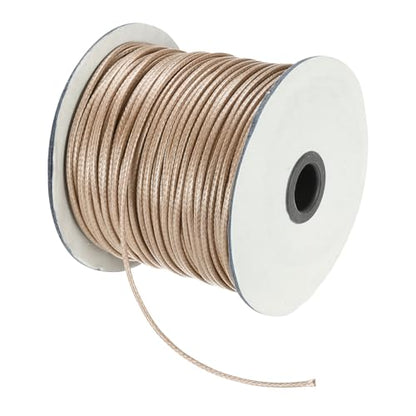 Waxed Cord 2.5mm Waxed Polyester Cord 87 Yard Wax String for Bracelet Making