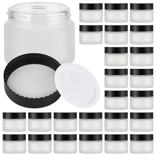 Glass Jars with Lids (24 Count)