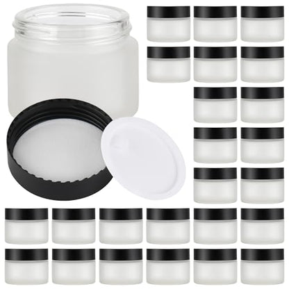 Glass Jars with Lids (24 Count)
