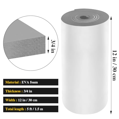 Adhesive Foam Padding Closed Cell EVA Foam Sheets Insulation Board Foam Sheet Pad with Sticky Back