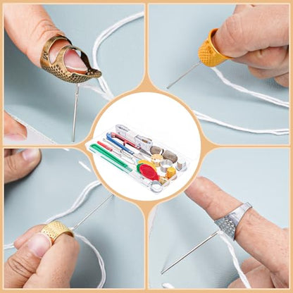 20 Pcs Sewing Thimble Kit (20 Count)