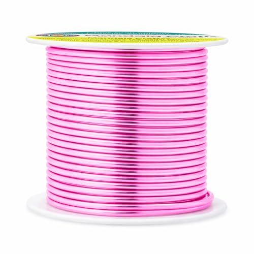 14 Gauge Pink Anodized Aluminum Craft Wire