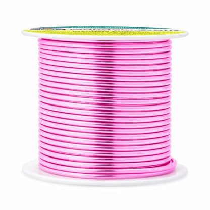 14 Gauge Pink Anodized Aluminum Craft Wire