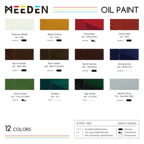 Artist Oil Paint Set (24 Fl Oz)