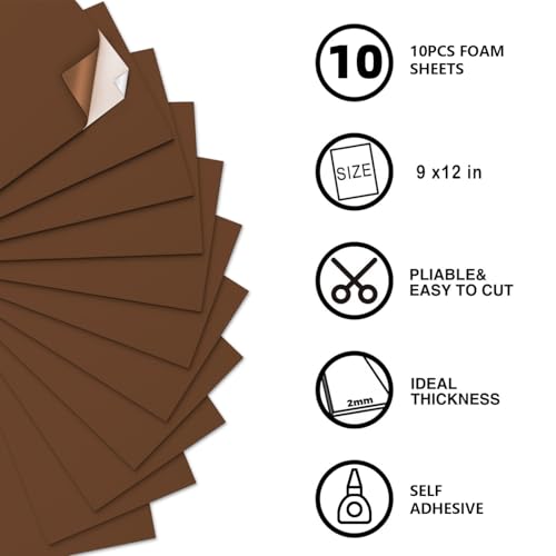 Self Adhesive Foam Sheets (10 Count)