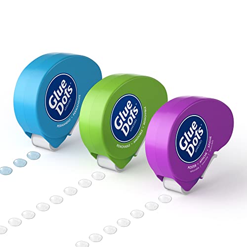 Dot N' Go Glue Dot Dispenser Project Pack with 200 Permanent (600 Count)