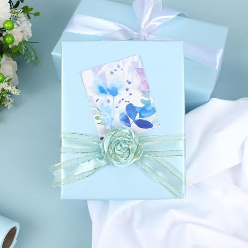 Sky Blue Matte Wrapping Paper (46.58 Sq Ft)