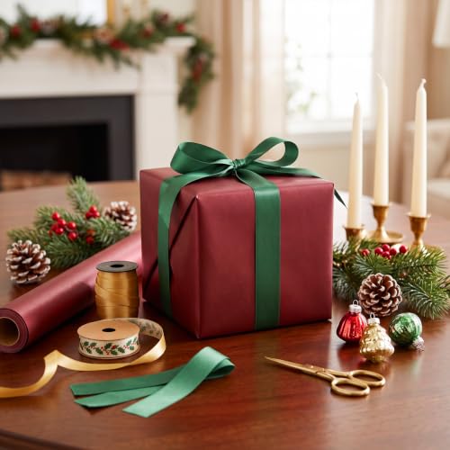 Wine Red Matte Wrapping Paper